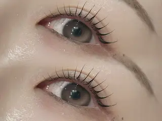 マツエク・マツパ 韓国風艶髪カラー× 束感まつ毛🎀美雨のマツエク・マツパデザイン