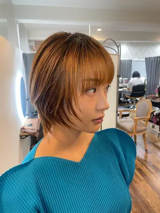 ショート 長谷川 ゆりのヘアスタイル