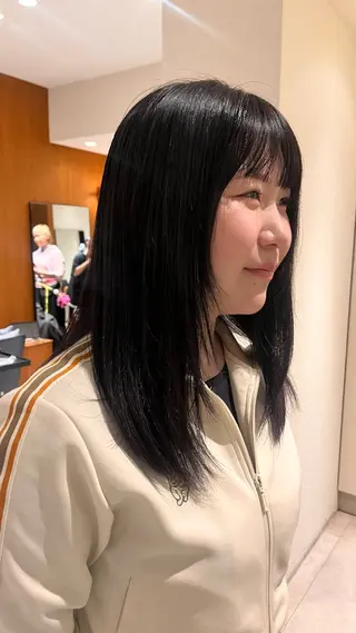 ミディアム カラー 🩵透明感カラー🩵 /表参道/うららのヘアスタイル