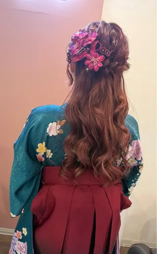 ロング ヘアアレンジ pep natsumiのヘアスタイル
