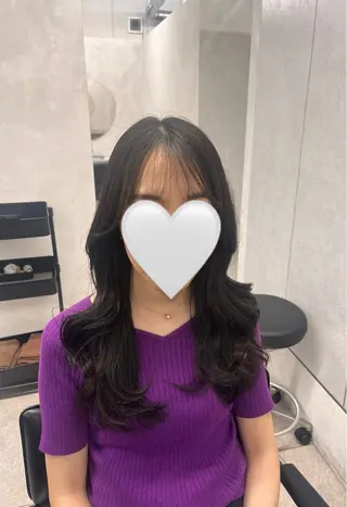 ロング 大宮レイヤーカット× 透明感カラー　rioのヘアスタイル