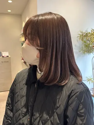 ミディアム 🤍tomoka 🤍のヘアスタイル