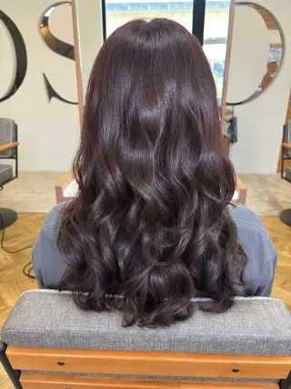ロング パーマ 喜屋武 太智のヘアスタイル