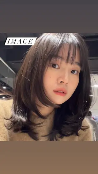 ミディアム レイヤーカット🎀 kanaのヘアスタイル