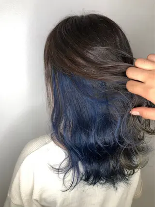 ミディアム カラー 🇰🇷ブリーチ縮毛 髪質改善七星🇰🇷のヘアスタイル