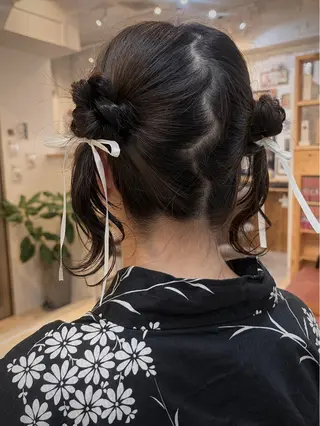 ヘアアレンジ cana 札幌レイヤースタイルのヘアスタイル
