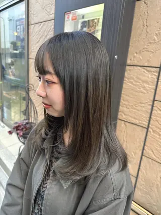 セミロング カラー 鈴木結花/立川美容師 /お悩み解決型美容師のヘアスタイル