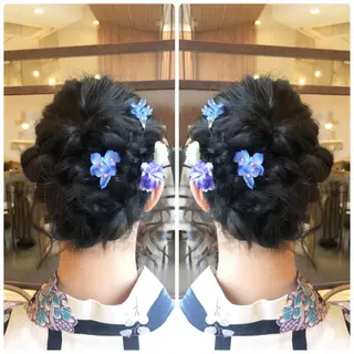 ミディアム ヘアアレンジ 小山内 龍一郎 店長のヘアスタイル