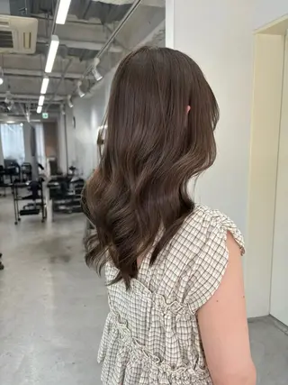 セミロング ブリーチなし透明感 🪄aoi🤎のヘアスタイル