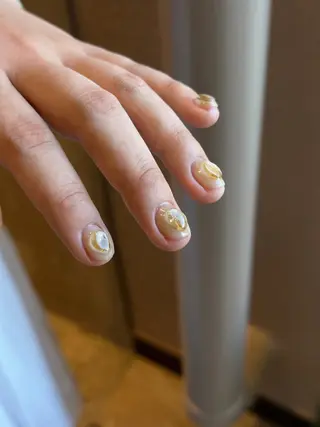 ショート カラー パーマ ヘアアレンジ メンズ キッズ ネイル マツエク・マツパ アイブロウ ar. harajukuのネイルデザイン