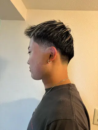 ミディアム メンズ 前田 幸輝のヘアスタイル