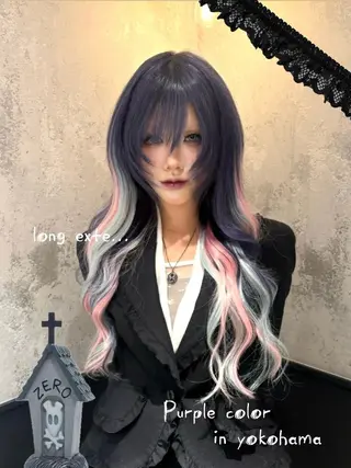 🎼デザインカラー ヘアメ たま🎀のヘアスタイル