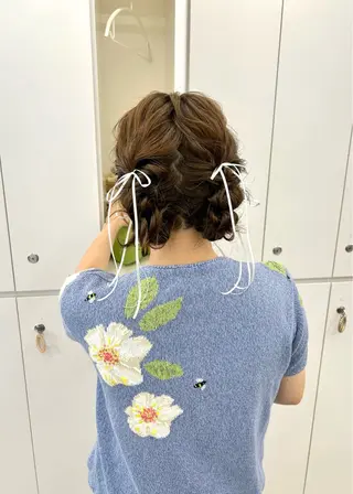 ヘアアレンジ sayaka/ 透明感colorのヘアスタイル