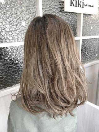 ロング カラー 植田 敬太のヘアスタイル