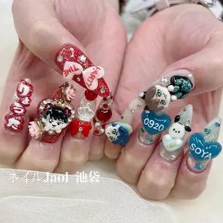 セミロング ネイルJaol 池袋のネイルデザイン