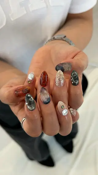 ネイル mira☼ 𐦍 ☼ nailのネイルデザイン
