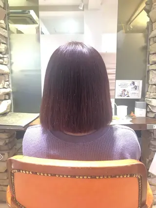 セミロング 髪質改善/ 梅田中崎町/宮里のヘアスタイル
