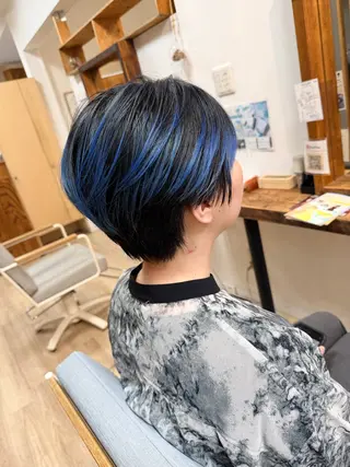 ショート カラー メンズ 似合わせ×店長 🍊Raimu🍊のヘアスタイル