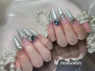ネイル M🌷nail 長さだし専門店のネイルデザイン