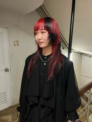セミロング カラー ヘアアレンジ 大人ボブと似合 わせカラー/馬場 翼のヘアスタイル