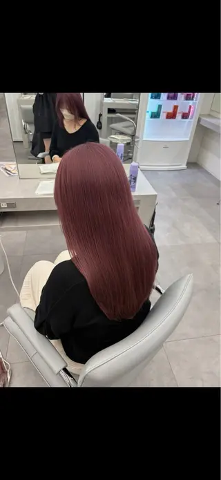 ロング 艶カラー/暖色🌺✨ /mariのヘアスタイル