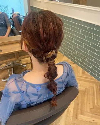 ヘアアレンジ 🎀ブリーチなし カラーyui🎀のヘアスタイル