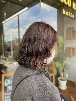 ショート ボブパーマ🧸 /YUNAのヘアスタイル