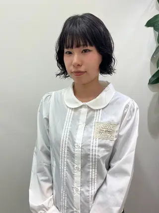 ショート パーマ 松村 澪里のヘアスタイル