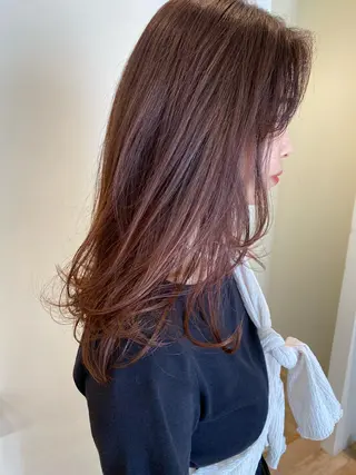 セミロング solo店長 大橋康智のヘアスタイル