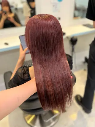 セミロング カラー ヘアアレンジ 愛されカラー🩷 はるなのヘアスタイル