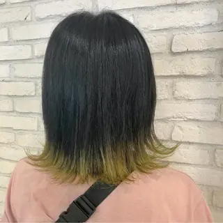 ミディアム カラー 大平 美沙のヘアスタイル