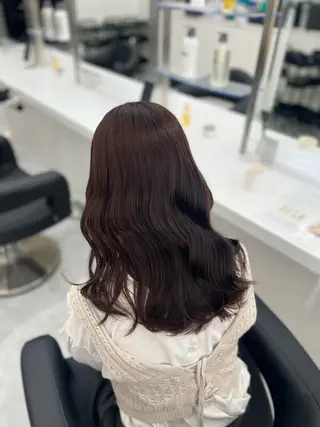 セミロング カラー ヘアアレンジ Zina熊本🫧 Kurehaのヘアスタイル