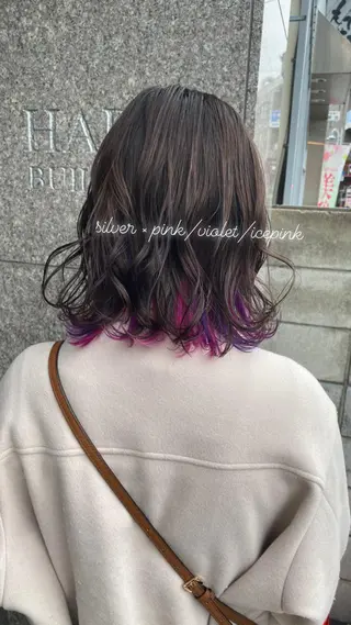 ミディアム hair salonのヘアスタイル