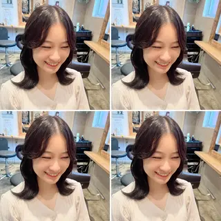 セミロング カラー メンズパーマ特化 望月謙二郎のヘアスタイル