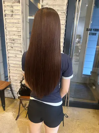 ロング 名古屋カラー ひかりのヘアスタイル