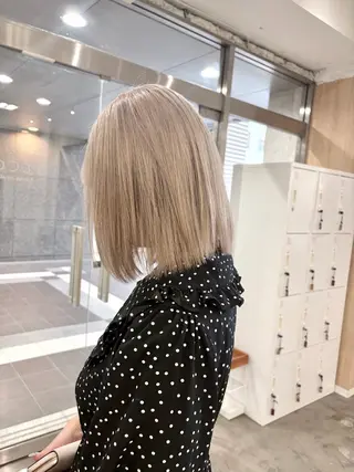 ショート カラー ブリーチカラー✨ じょあ☆のヘアスタイル