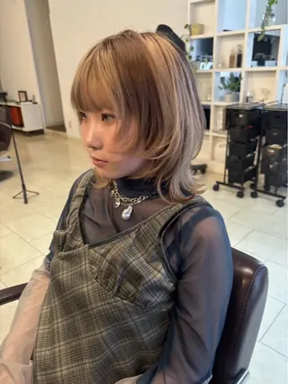 カラー 掛川 真那斗のヘアスタイル