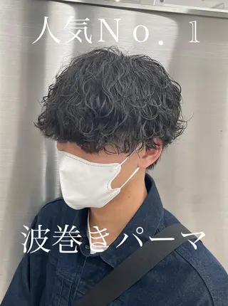 パーマ メンズ 京都河原町 メンズパーマ助川龍哉のヘアスタイル