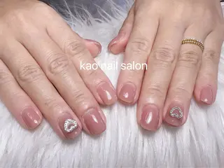 ネイル kao nail マグネット/長さだしのネイルデザイン