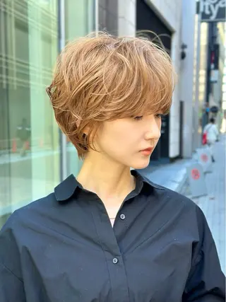 ショート カラー お悩み解決ショート/ 似合わせカット/といのヘアスタイル
