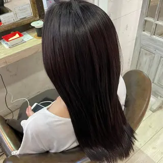 ロング カラー 北川 智海のヘアスタイル