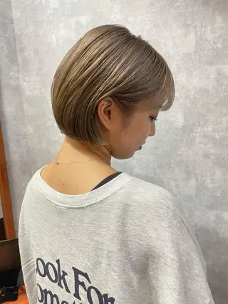ショート モテ髪/ボブ/ショー ト/アダチフウトのヘアスタイル
