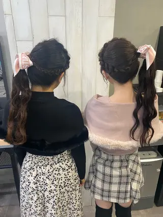 ロング ヘアアレンジ yui/パーマ/ メンズカットのヘアスタイル