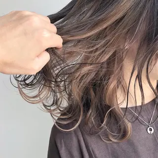 ミディアム カラー レイズ 立川のヘアスタイル