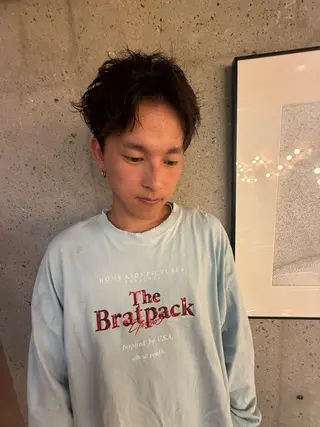 パーマ メンズ FLICK Kaz. メンズ平尾・高宮のヘアスタイル