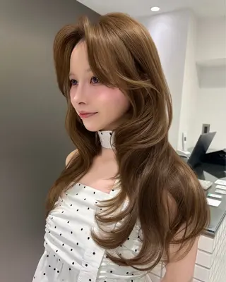 ロング カラー 🌟似合わせカット No.1🌟ホノのヘアスタイル