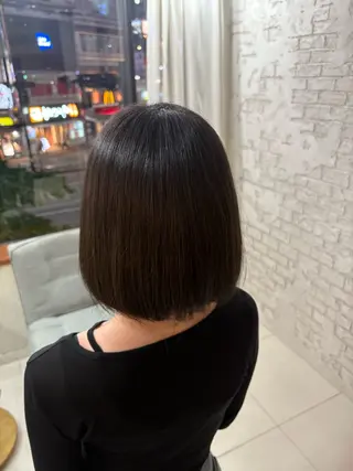 ミディアム カラー 艶カラー/縮毛矯正 🩶Kai🐏のヘアスタイル