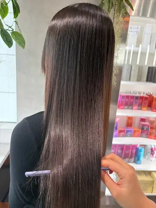 セミロング ナチュラル透明感🌱 小山美樹子のヘアスタイル