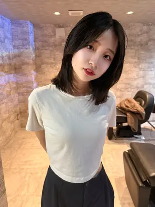 ミディアム カラー mai / linoah˚✧のヘアスタイル