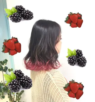 ミディアム カラー 上品＆韓国風 🥀海心🥀のヘアスタイル